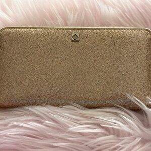 Kate Spade ROSE GOLD Sparkling Wallet